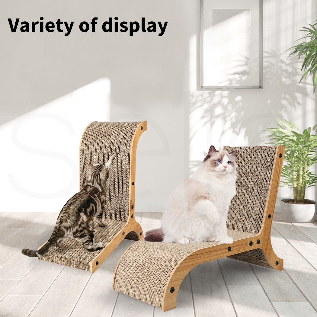 Pawz Cat Scratch Pad Cardboard Kitten Cat Scratcher Scratching Board Scratch Toy