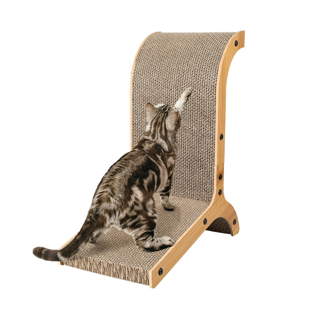Pawz Cat Scratch Pad Cardboard Kitten Cat Scratcher Scratching Board Scratch Toy