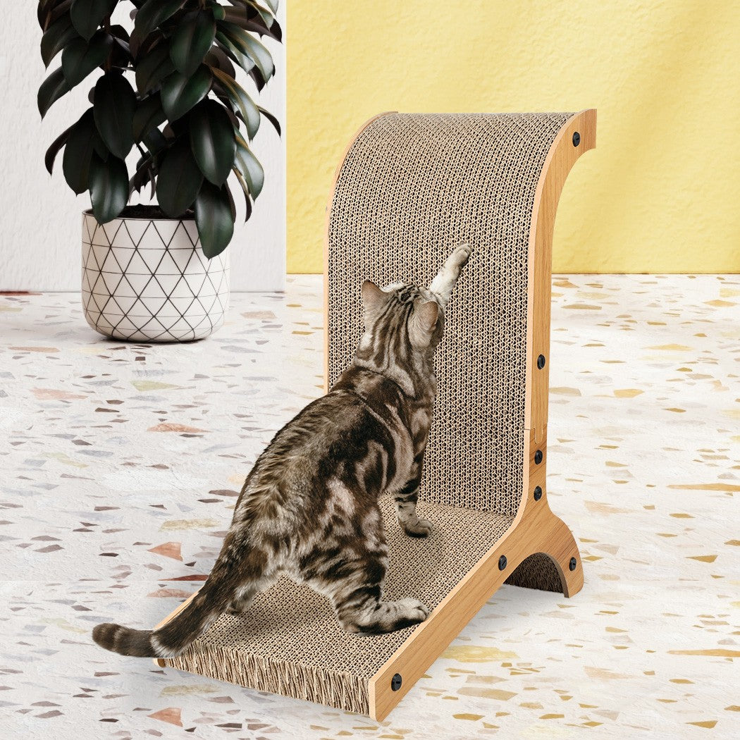 Pawz Cat Scratch Pad Cardboard Kitten Cat Scratcher Scratching Board Scratch Toy