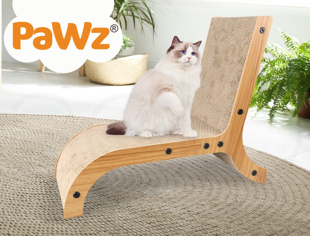 Pawz Cat Scratch Pad Cardboard Kitten Cat Scratcher Scratching Board Scratch Toy